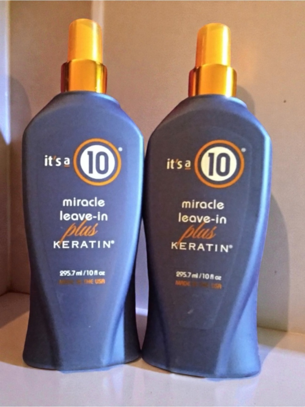 Two (2) it's a 10 Miracle Leave-In Product Plus Keratin – Brand New